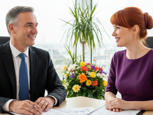 Personnes travaillant dans un bureau